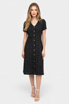Polka Dot V-Neck Shirt Dress
