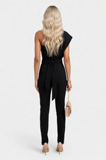 Sequined Sleeveless Jumpsuit — back view