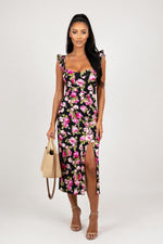 Halter Slip Dress — Black A