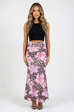 Fishtail Pleated Skirt — front view