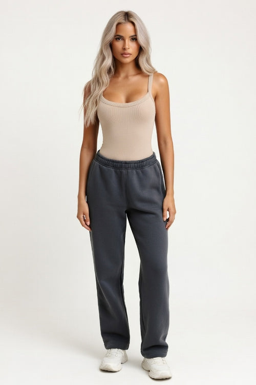 Halter Bodysuit — Apricot