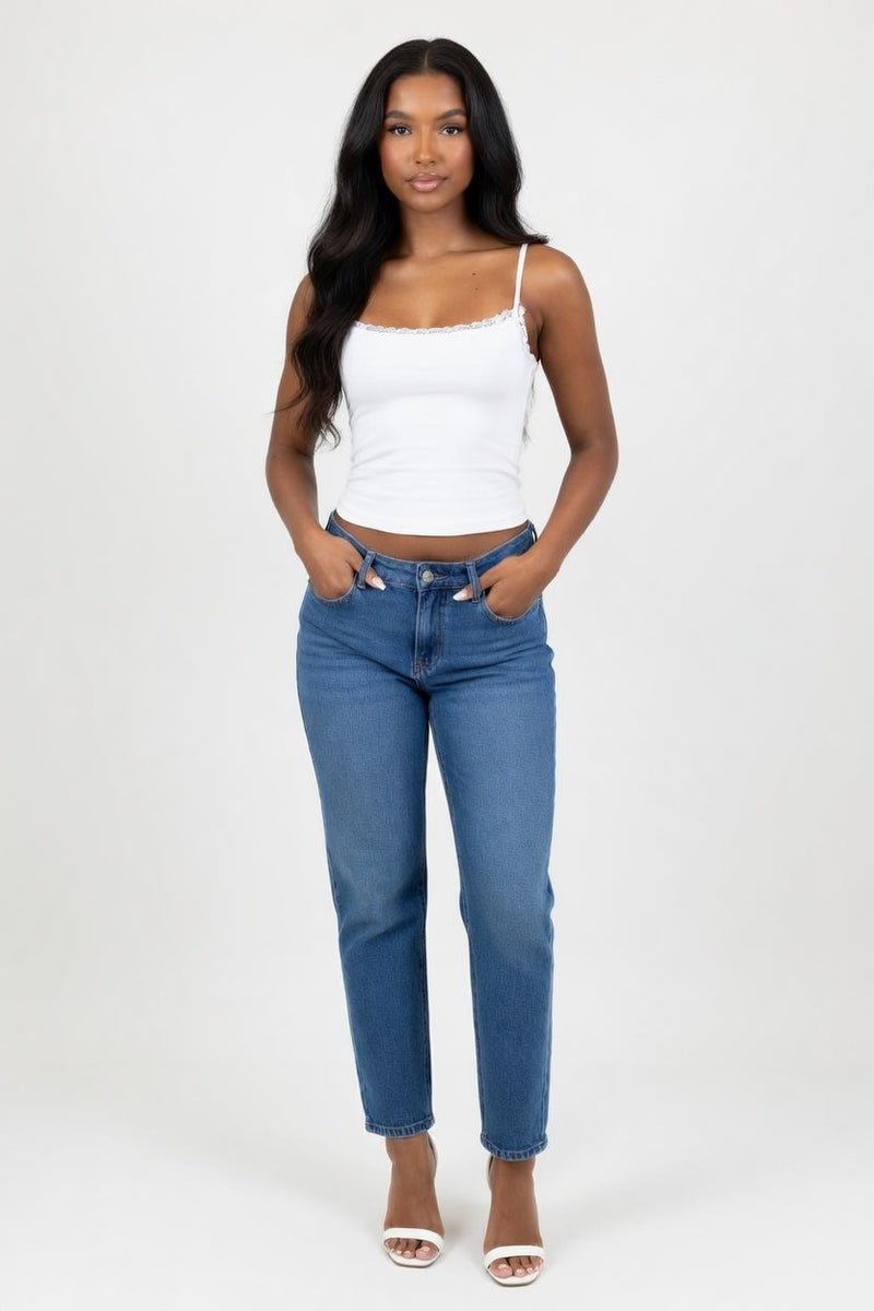 Lace Halter Top — front view