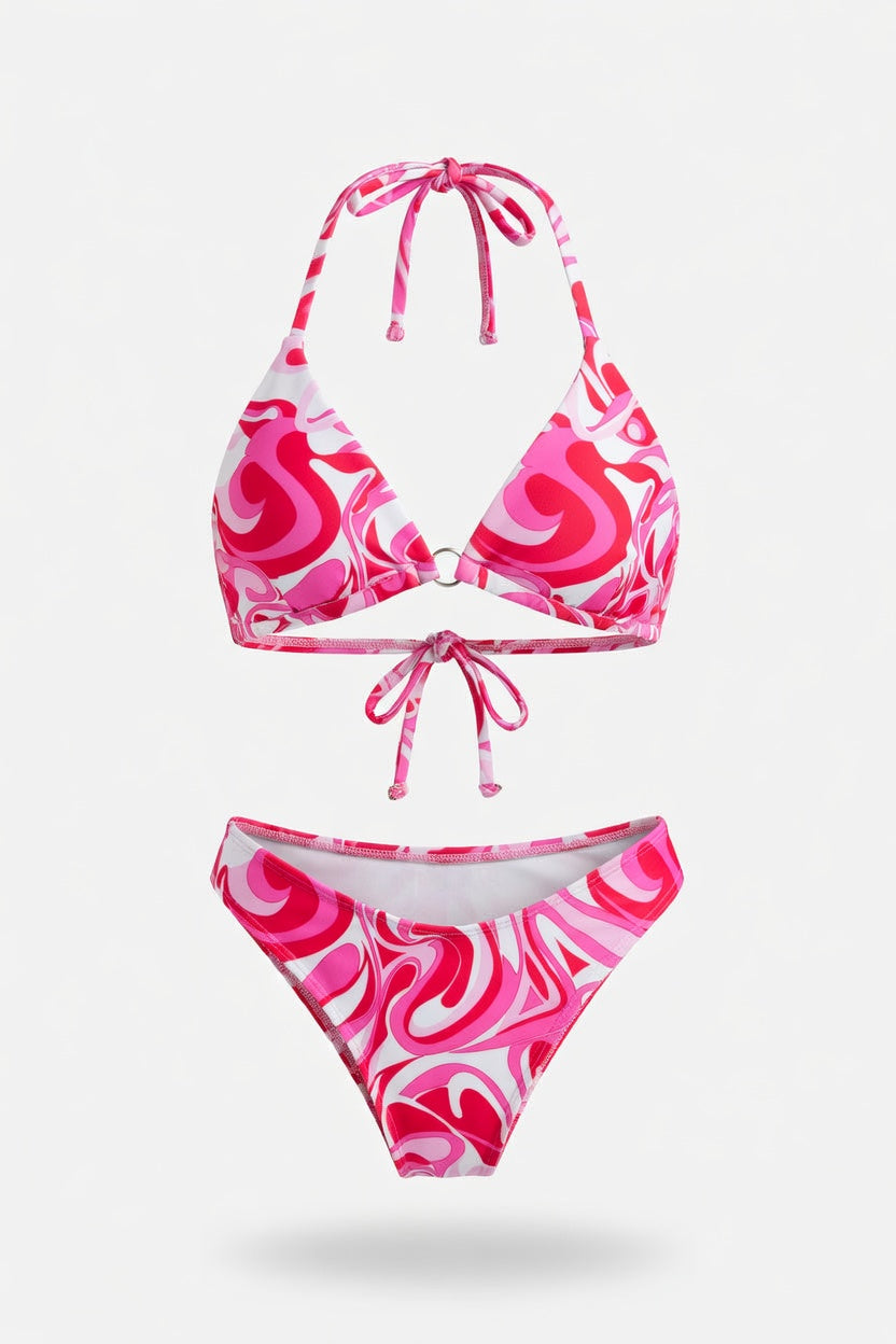 Underwire Bikini Set — Neon Green