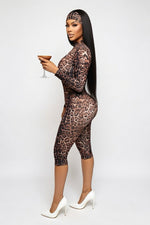 Leopard Print Co-ord Set — side view