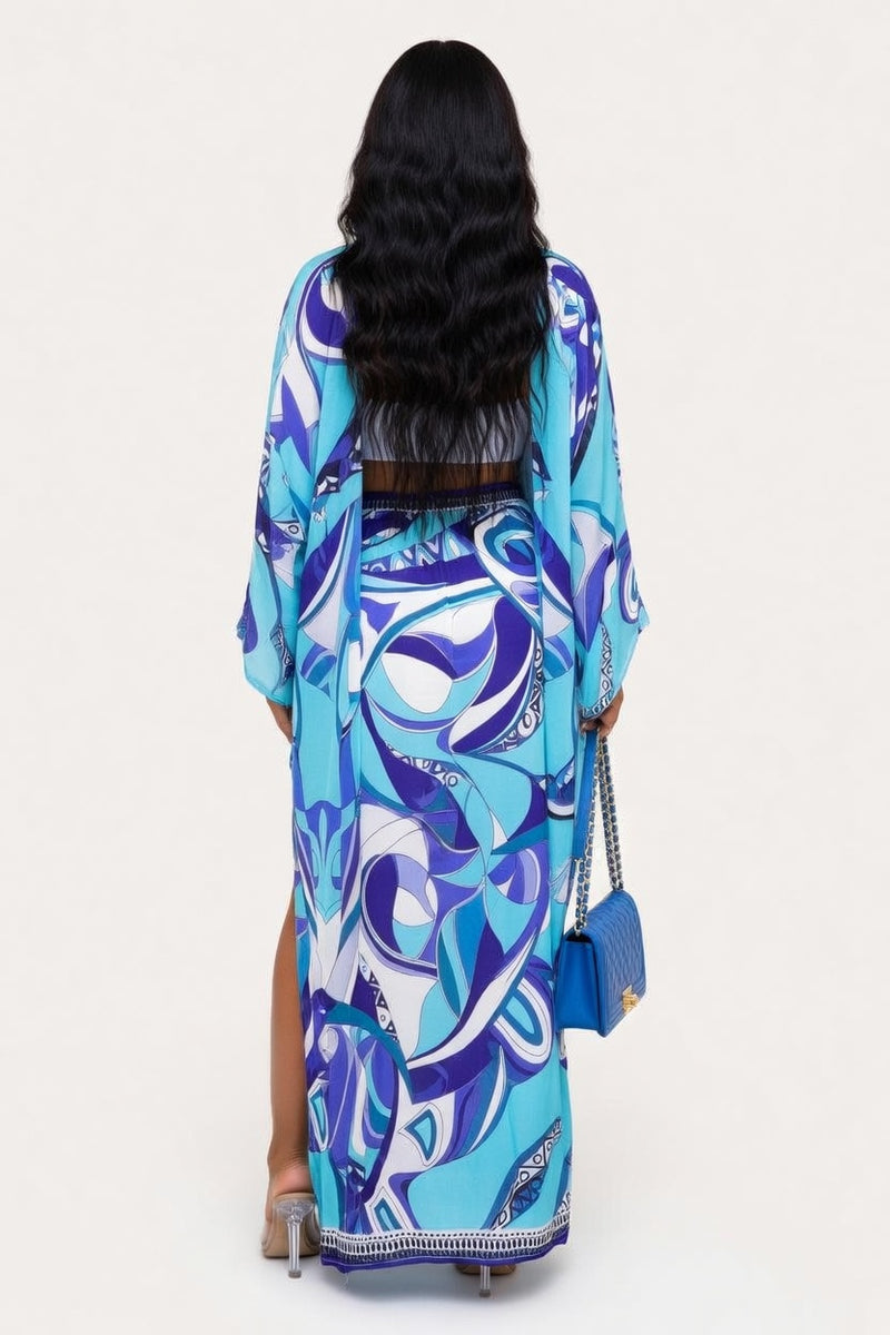 Cardigan Co-ord Set — back view