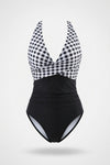 Backless Cross-Detail Swimsuit