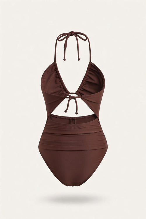 Cut-Out Swimsuit — back view