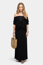One-Shoulder Midi Dress — front view