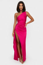 Satin Slip Dress — front view