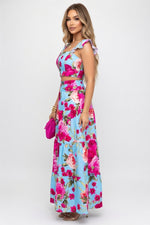 Halter Maxi Dress — side view