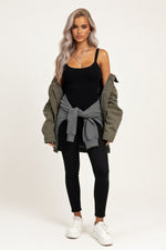 Halter Bodysuit — Black