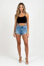 Modal Halter Vest — Black