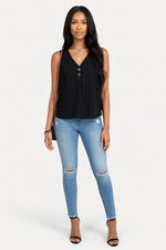 Solid Cami Top — Black