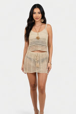 Knit Co-ord Set — Khaki