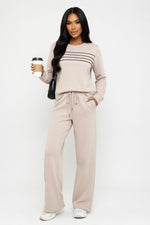 Tailored Co-ord Set — Apricot