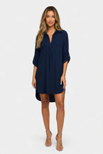 Chiffon Shirt with Pocket — front view