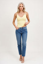 Lace Trim Camisole — Yellow