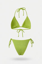 Cross-Front Bikini Set — back view