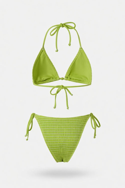Cross-Front Bikini Set — back view