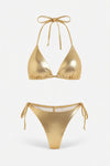 Lace-Up Bikini Set