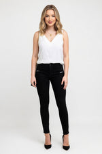 Cotton Blend Camisole Tank Top — front view
