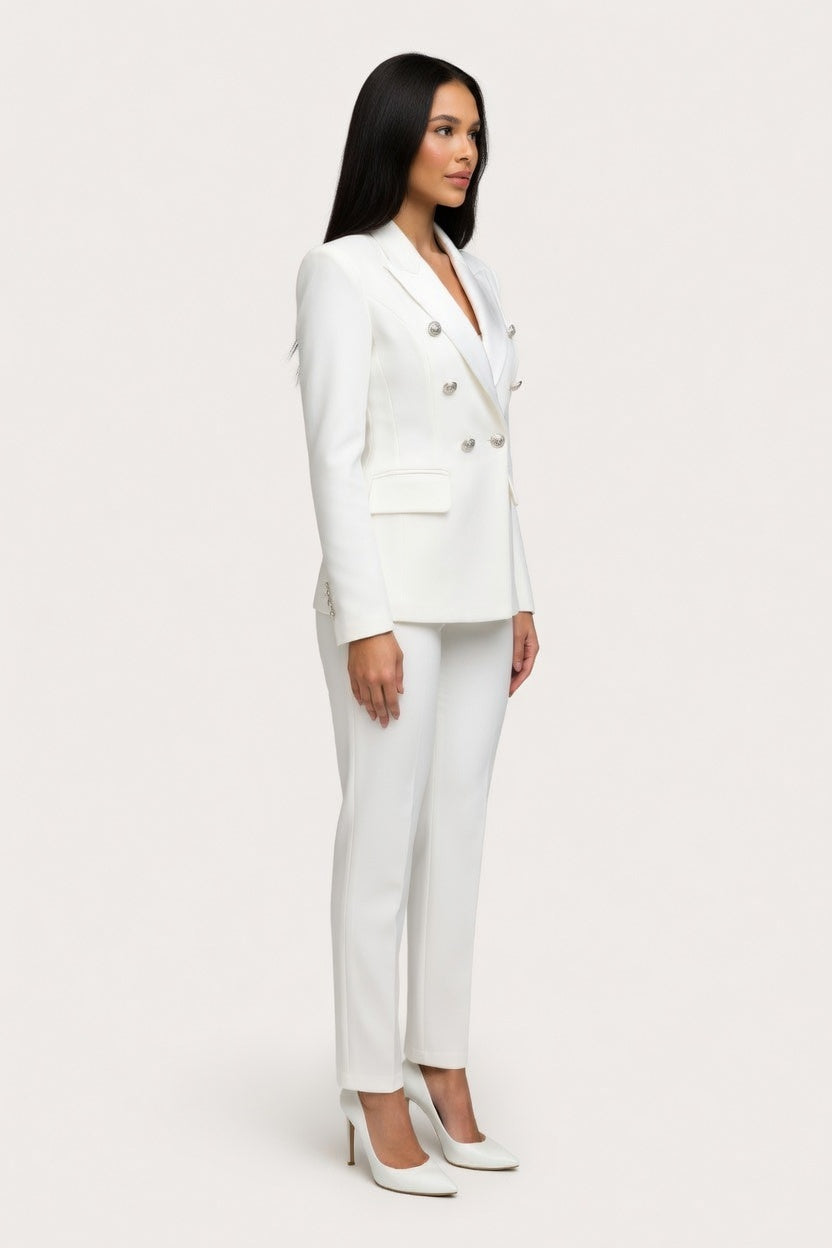 Structured Blazer Co-Ord Set — side view