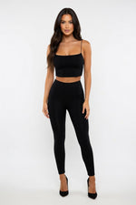 Backless Halter Top — front view