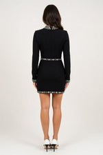 Embellished Bodycon Dress — back view