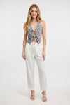 Printed Halter Vest