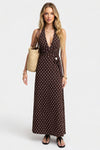 Halter Polka Dot Mini Dress