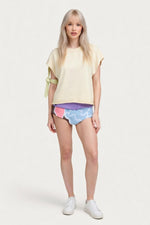 Draped Viscose Tank — front view