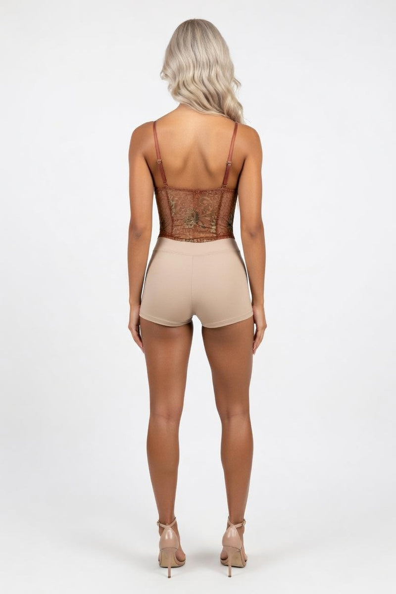Maple Leaf Print Camisole — back view
