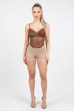 Maple Leaf Print Camisole — front view