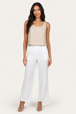 Cotton Linen Camisole Top — Apricot