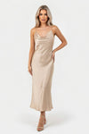 Satin Halter Dress