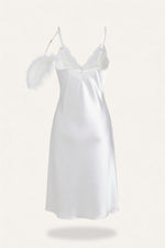 Lace Slip Nightgown — back view
