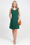 Pleated Pocket Dress