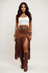 Tassel A-Line Skirt