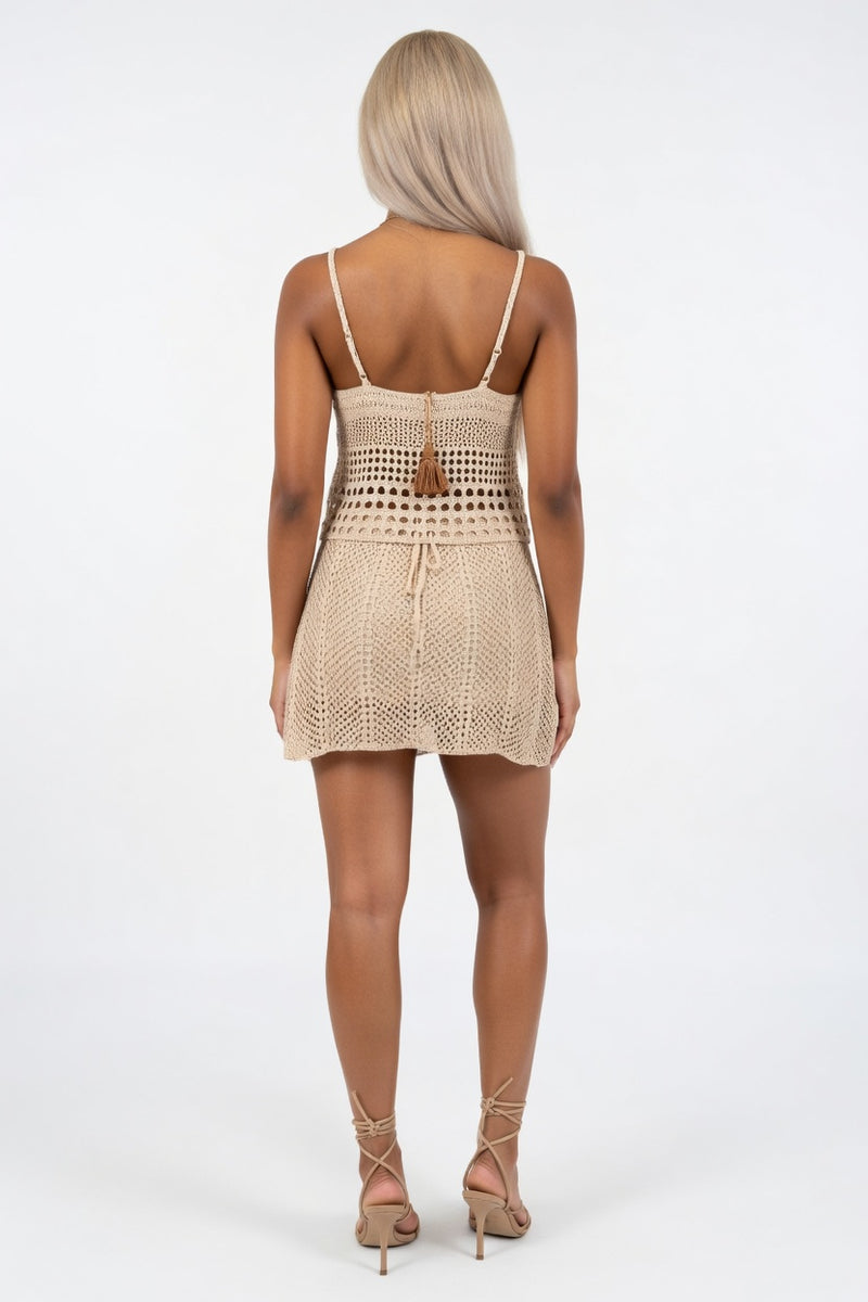 Knit Co-ord Set — back view
