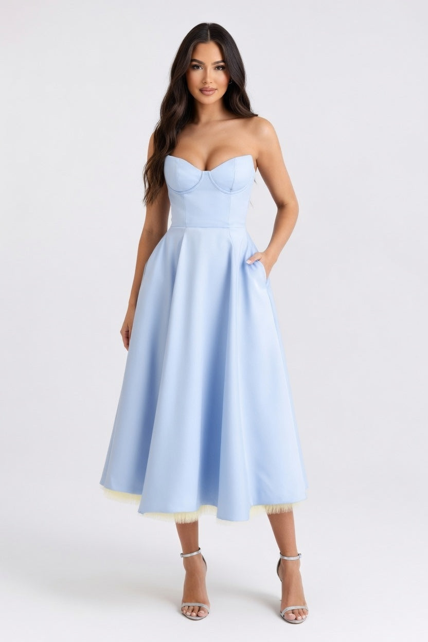 Mesh Slip Dress — Pink Print