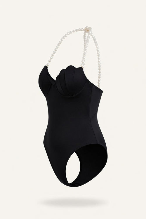 Shell Cup One-Piece Swimsuit — side view