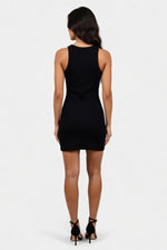 Sleeveless Bodycon Mini Dress — back view