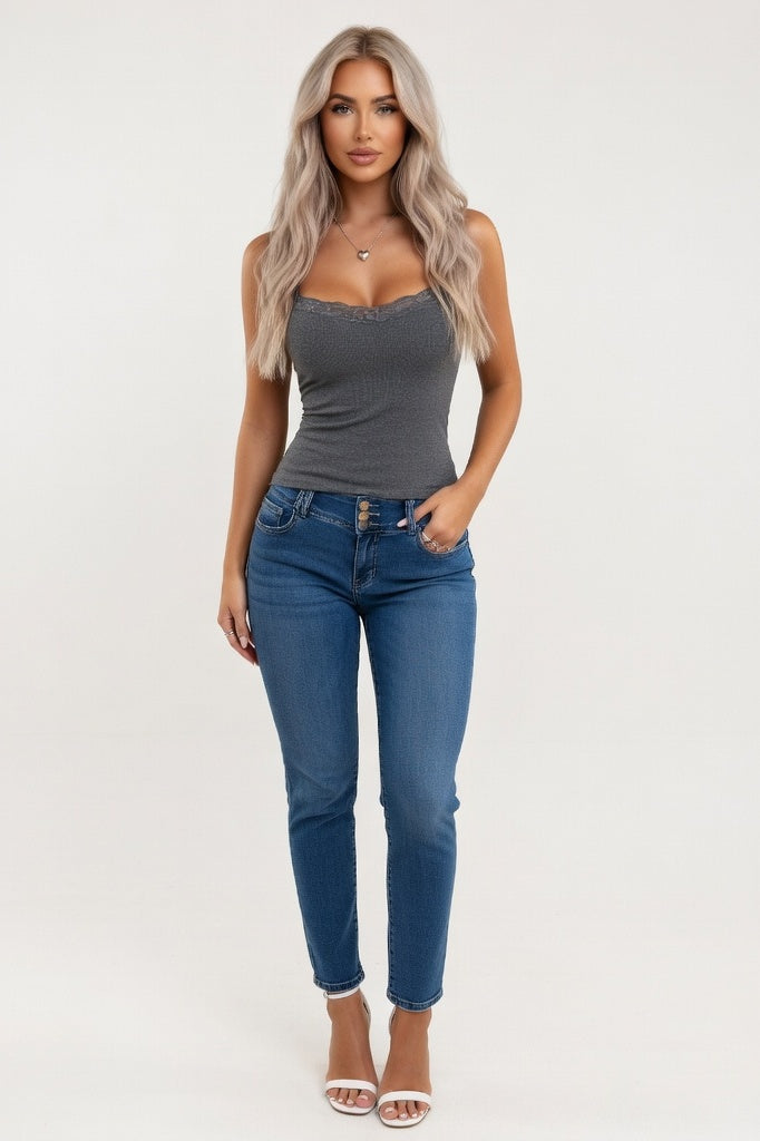 Threaded Camisole — Grey