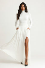 Tailored Blazer Skirt Co-ord — White