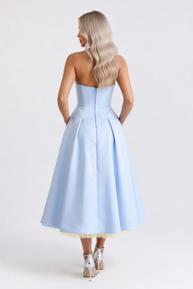 Mesh Slip Dress — back view