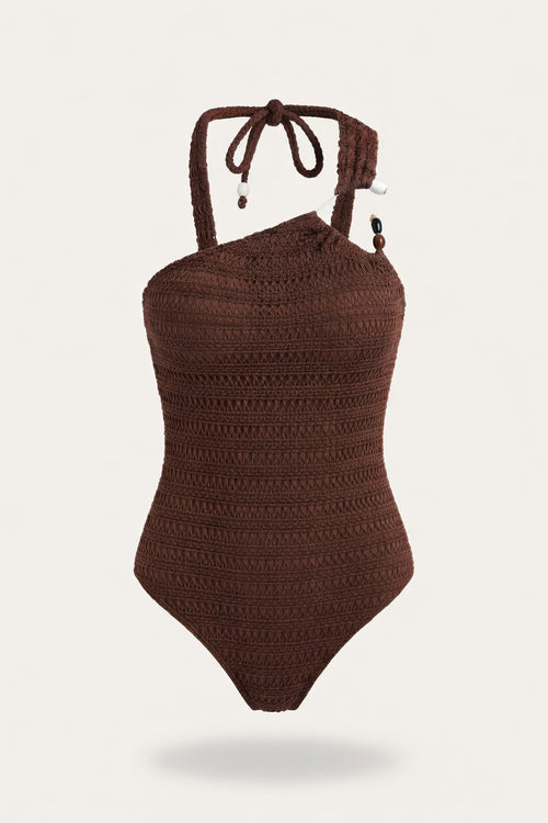 Conservative One-Piece Swimsuit — front view
