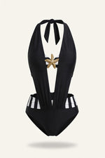 Structured One-Piece Swimsuit — front view