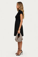 Pleated Midi Dress — side view