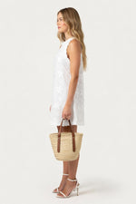 Lace Sleeveless Mini Dress — side view