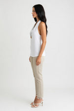 Halter V-Neck Top — side view